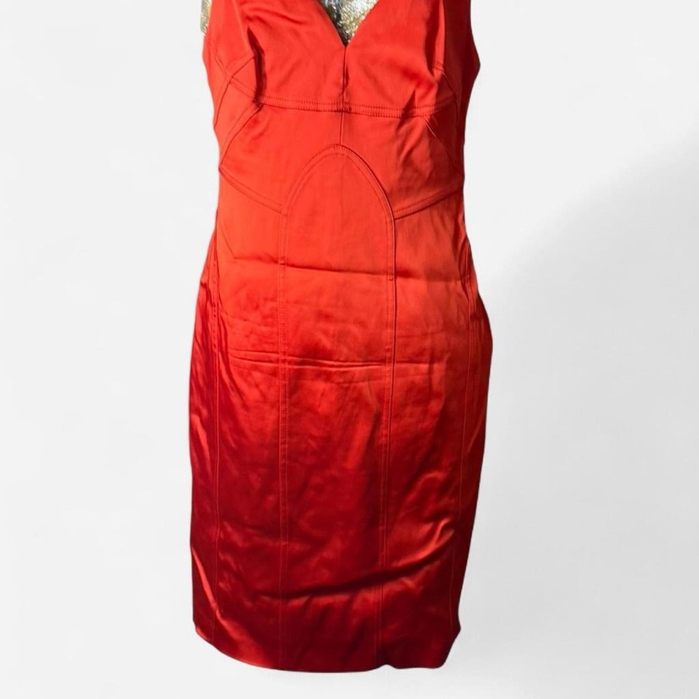Elegant Red Dress with Shawl